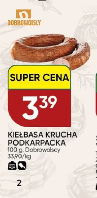 Kiełbasa krucha podkarpacka Dobrowolscy promocja w Chata Polska
