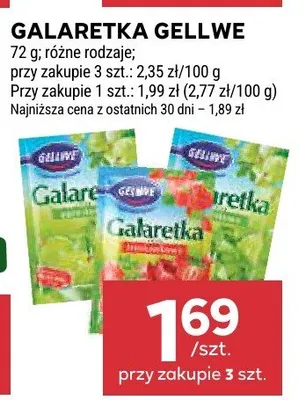 Galaretka Gellwe Galaretka promocja w Stokrotka