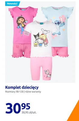Komplet dziecięcy promocja w Action