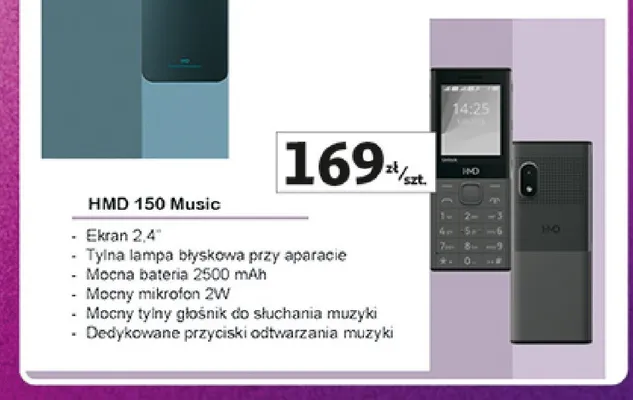 Telefon HMD 150 Music promocja w Auchan
