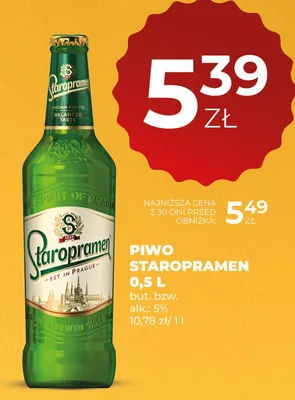 Piwo Staropramen promocja w Duży Ben