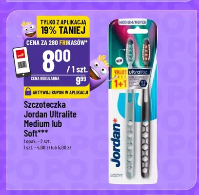 Szczoteczka do zębów Jordan Ultralite Soft promocja w POLOmarket