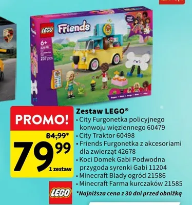 Zestaw LEGO City Traktor 60498 promocja w Intermarche