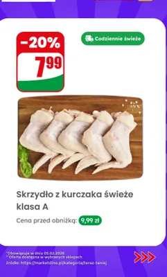 Skrzydło z kurczaka świeże klasa A promocja w Dino