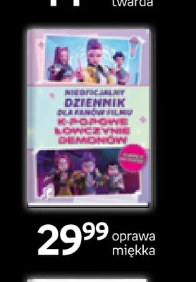 Książka Nieoficjalny dziennik dla fanów filmu K-Popowe łowczynie demonów oprawa miękka promocja w Empik
