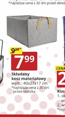 Składany kosz materiałowy promocja w Prymus AGD