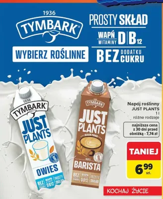 Napój roślinny różne rodzaje promocja w Carrefour