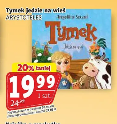 Książka Tymek jedzie na wieś promocja w Prim Market