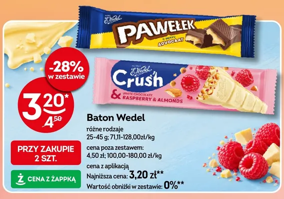 Baton Wedel Pawełek Advocaat promocja w Żabka