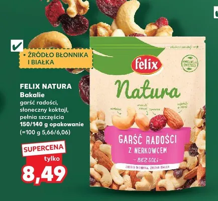 Bakalie Felix Natura Pełnia Szczęścia promocja w Kaufland