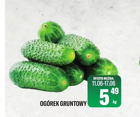 Ogórek gruntowy promocja w Tomi Markt