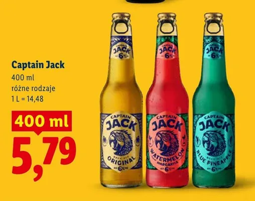 Piwo Captain Jack Watermelon promocja w Lidl