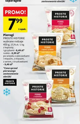 Pierogi z truskawkami Proste Historie promocja w Intermarche
