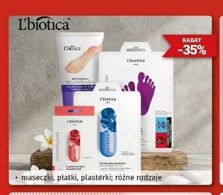 Maseczki, płatki i plasterki L'biotica promocja w Drogeria Kosmyk