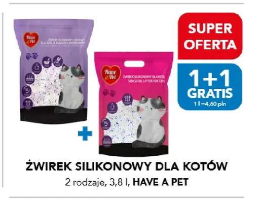 Żwirek silikonowy dla kotów Have a Pet promocja w Aquael zoo