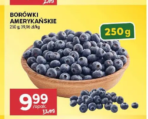 Borówki amerykańskie promocja w Stokrotka
