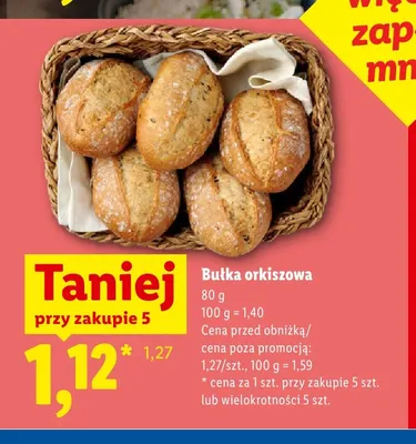 Bułka orkiszowa promocja w Lidl