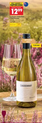 Wino białe Exclusive Selection Chardonnay promocja w Biedronka