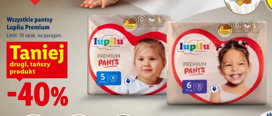Pantsy Lupilu Premium promocja w Lidl