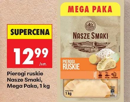 Pierogi ruskie Nasze Smaki, Mega Paka promocja w Biedronka