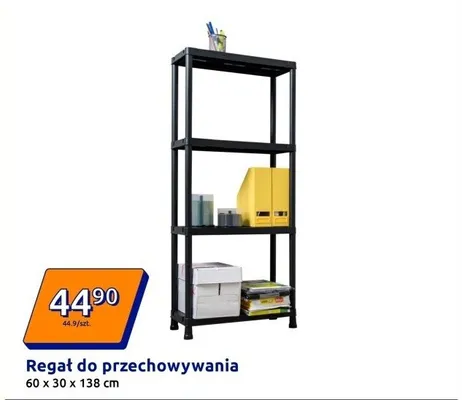 Regał do przechowywania, 4-półkowy promocja w Action