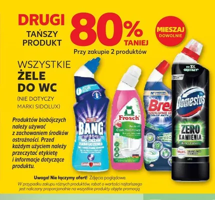 Żel do WC Domestos promocja w Kaufland