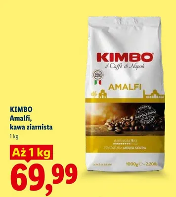 Kawa ziarnista Kimbo Amalfi promocja w Lidl