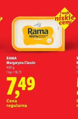 Margaryna Classic Rama promocja w Lidl