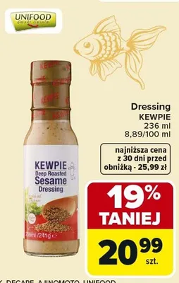 Dressing Kewpie promocja w Carrefour Market