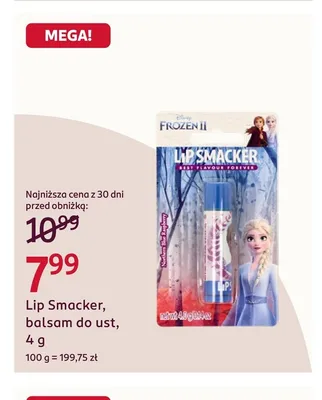 Balsam do ust Lip Smacker promocja w Rossmann