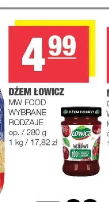 Dżem Łowicz MW Food promocja w SPAR