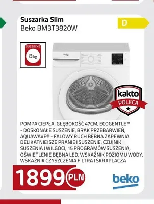 Suszarka Slim Beko BM3T3820W promocja w kakto.pl