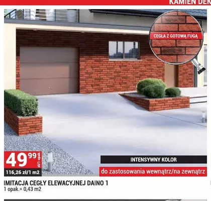 Imitacja cegły elewacyjnej Daino 1 promocja w Merkury Market