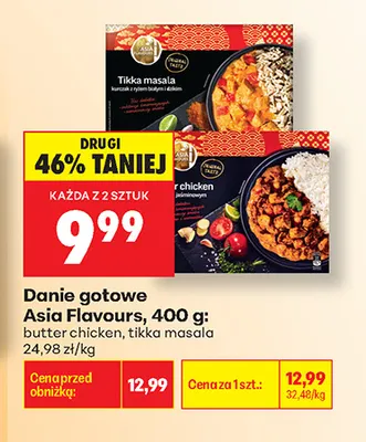 Danie gotowe Asia Flavours butter chicken promocja w Biedronka