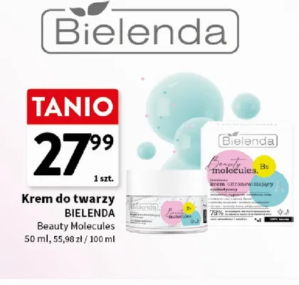 Krem do twarzy ultranawilżający Bielenda Beauty Molecules promocja w Intermarche