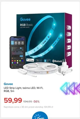 Taśma LED Govee LED Strip Light Wi-Fi RGB 5 m promocja w Smyk
