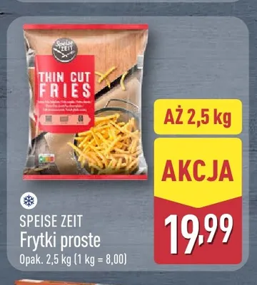 Frytki proste Speise Zeit promocja w Aldi