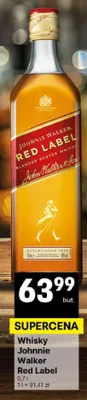 Whisky Johnnie Walker Red Label promocja w Delikatesy Centrum