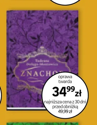 Książka Znachor oprawa twarda Tadeusz Dołęga-Mostowicz promocja w Empik