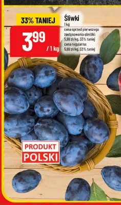 Śliwki promocja w POLOmarket