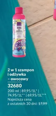 Szampon i odżywka 2 w 1 owocowy Avon Kids promocja w AVON
