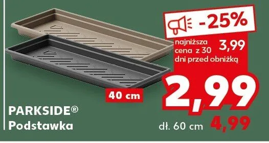 Podstawka do skrzynek balkonowych, dł. 60 cm promocja w Kaufland