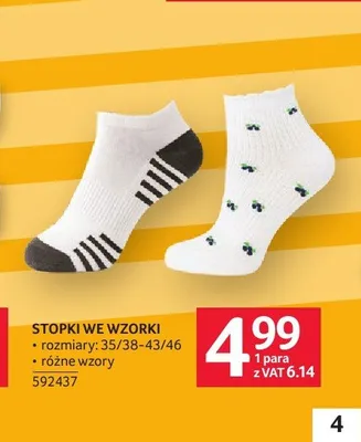 Stopki we wzorki promocja w Selgros