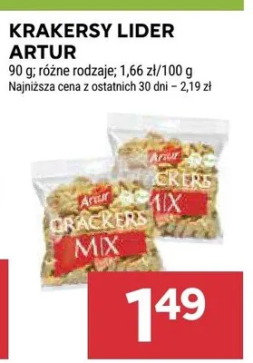 Krakersy Lider Artur promocja w Stokrotka