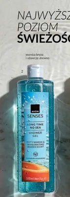 Żel pod prysznic Avon Senses Long Time No Sea promocja w AVON