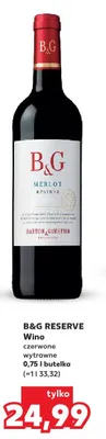 Wino czerwone wytrawne promocja w Kaufland