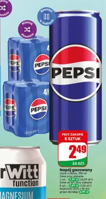 Napój gazowany Pepsi promocja w Dino