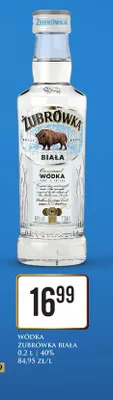 Wódka Żubrówka Biała promocja w Dino