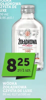 Wódka Żołądkowa Czysta de Luxe promocja w ABC