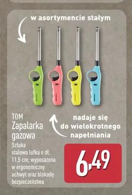 Zapalarka gazowa Tom promocja w Aldi